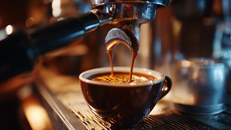 Preparazione di un caffè espresso