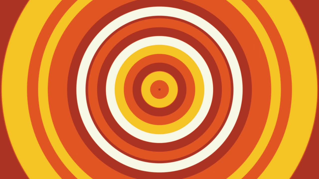 Cerchi luminosi e colorati che pulsano - animazione