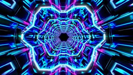 imágenes abstractas de túnel de neón
