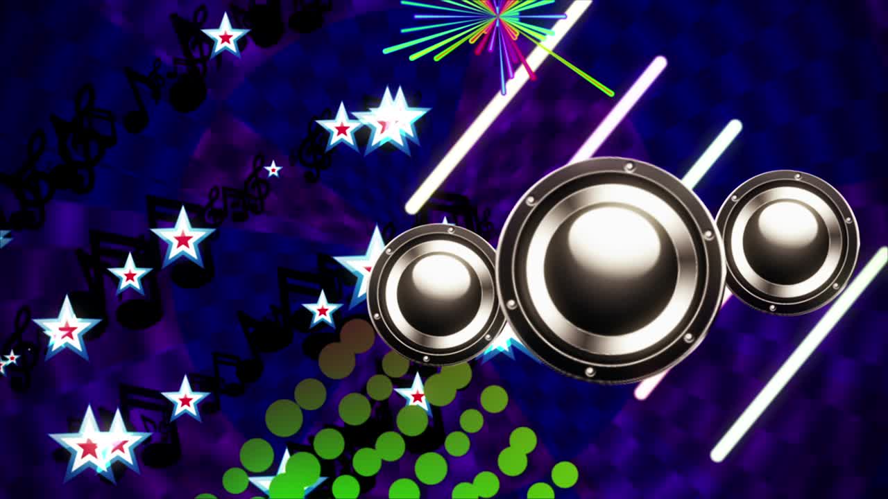 음악 스트럼 빈티지 vj 루프