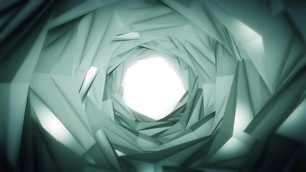 túnel geométrico abstracto