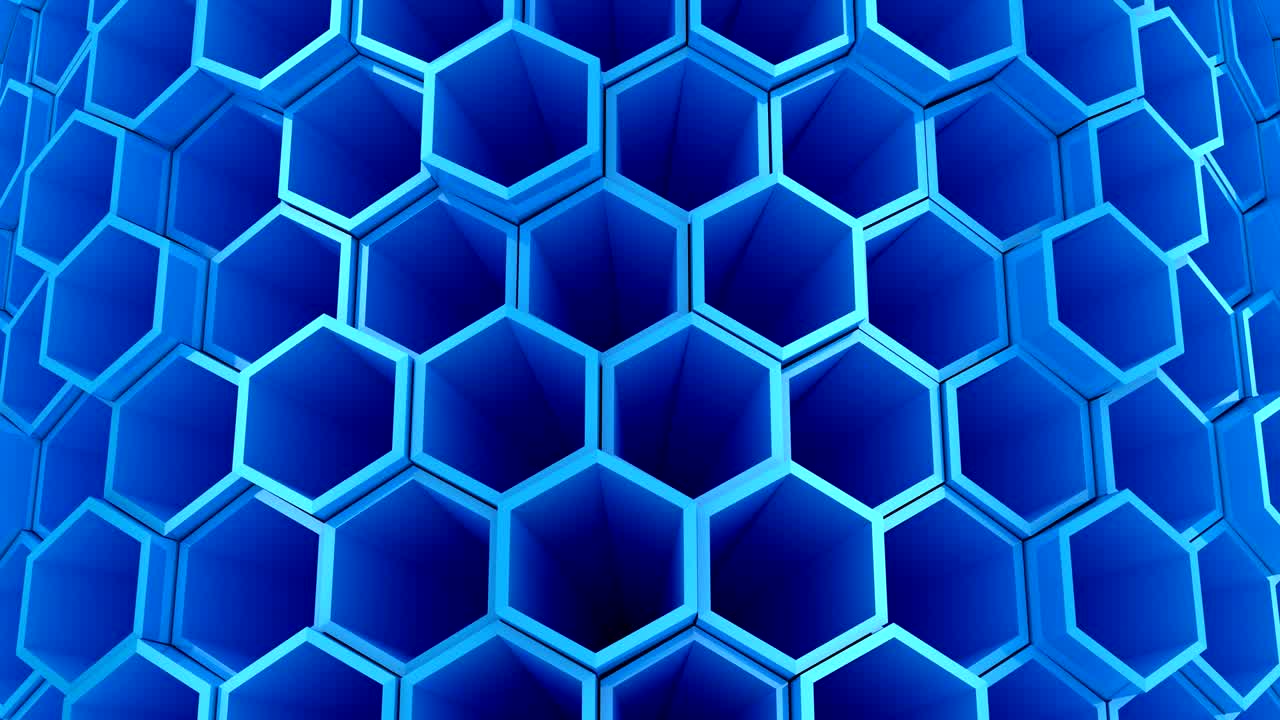 el fondo de los hexágonos