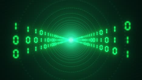 information flow futuristic matrix transfer digital code numbers big data tunnel 3d rendering