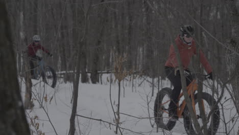winter active lifestyle sports fat biking