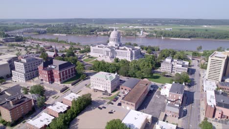 capture the majestic capitol dome and the scenic missouri river with dynamic aerial views.