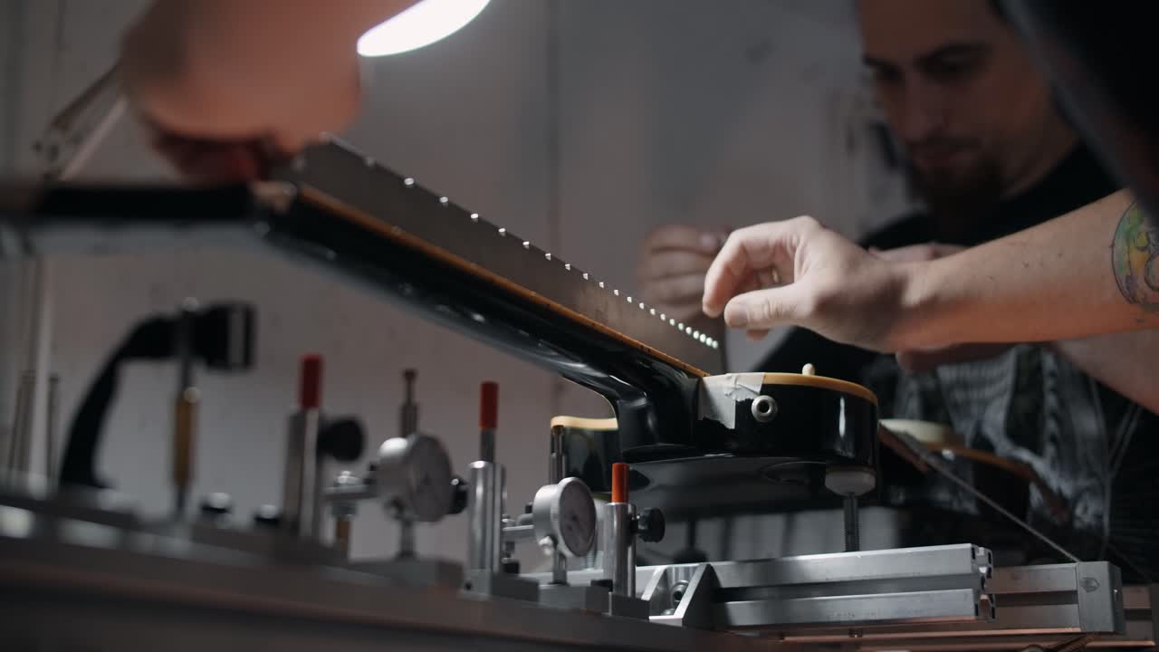 Guitar Neck Repair in a Workshop