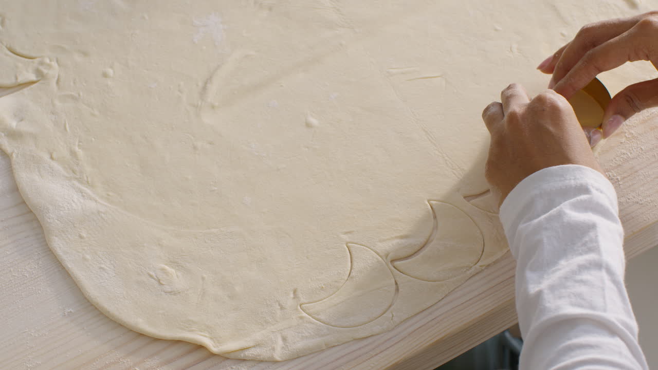 Making Crescent-Shaped Cookies