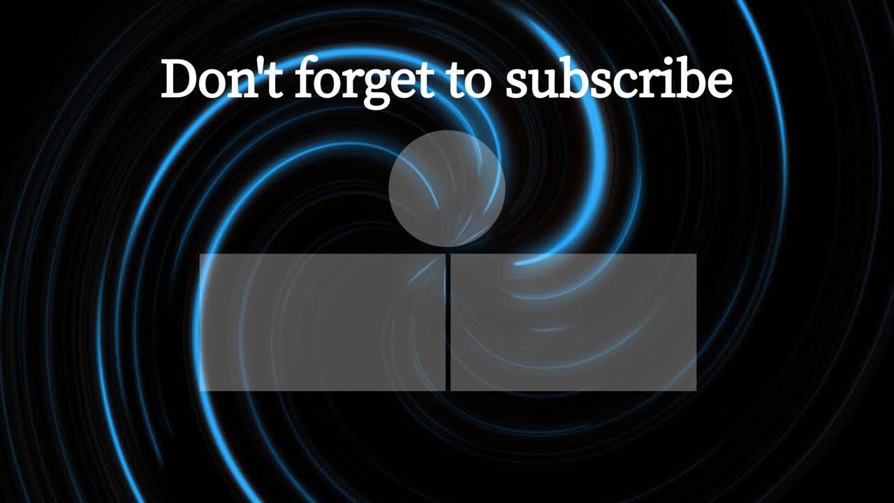 보르텍스 네온 엔드 카드 엔딩 스크린 모션