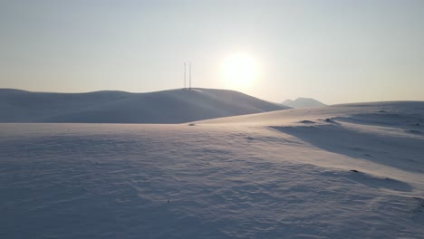 peak snowy mountain