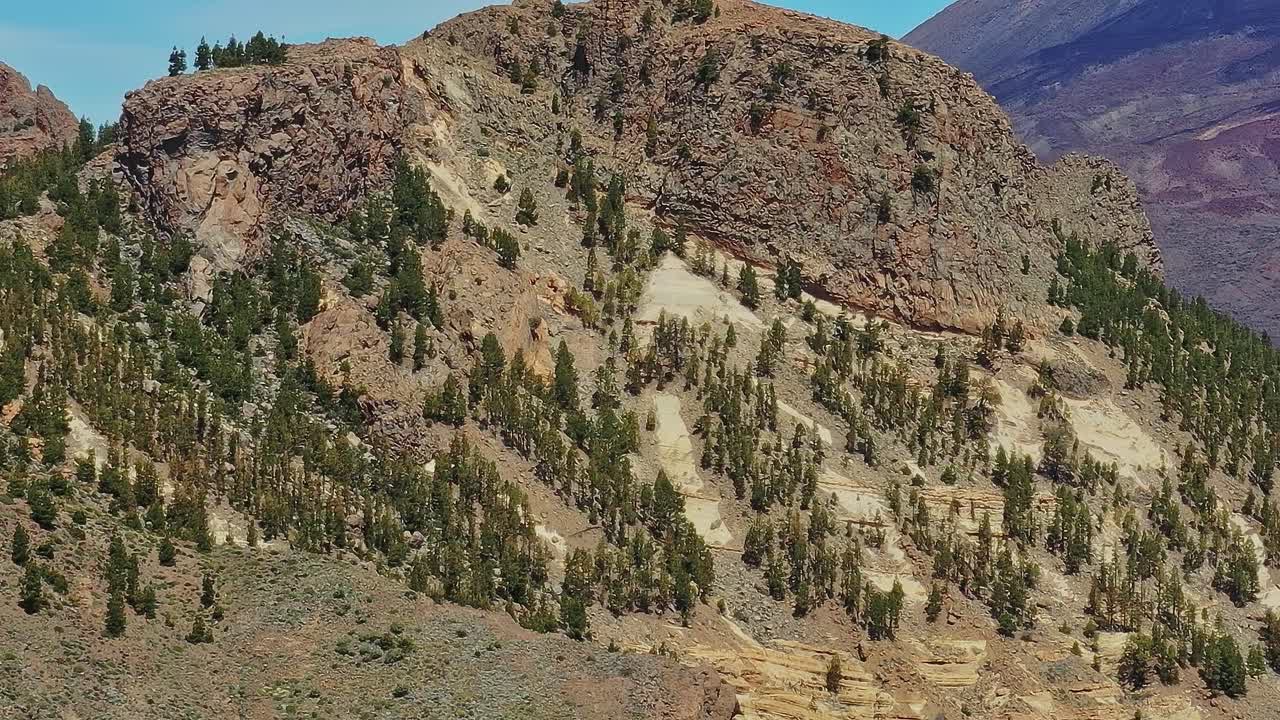Exploring the natural landscape of Tenerife in Spain during the day