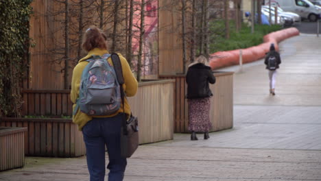 College-Studenten-Gehen-Vor-Campusgebäuden