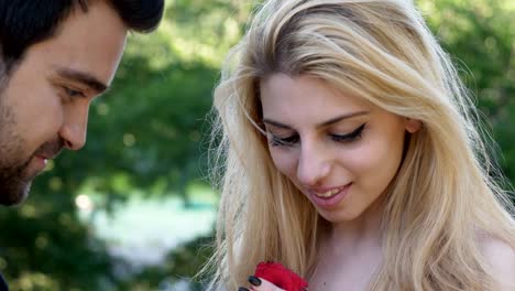 proposal and putting the ring on the finger love, marriage, trust