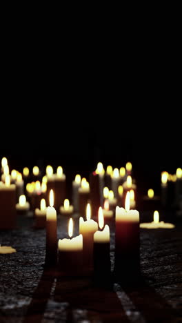 candles in the dark