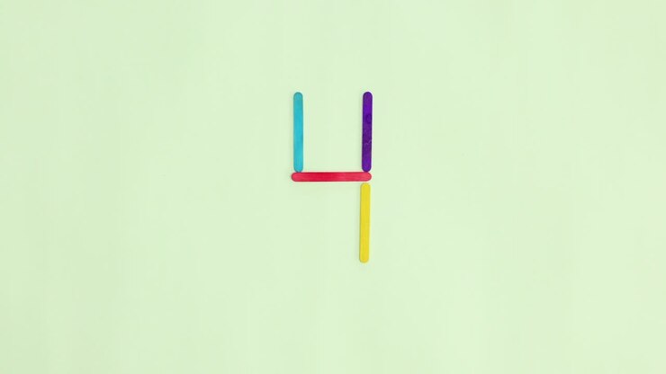 Conto alla rovescia da dieci a zero. Ripresa flat lay in stop motion.