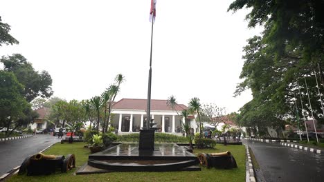 Oficina-Regente-De-Serang-Banten,-El-Centro-Del-Gobierno-Provincial-En-Indonesia