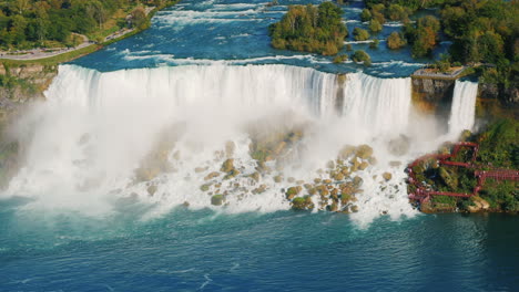 niagara falls from above