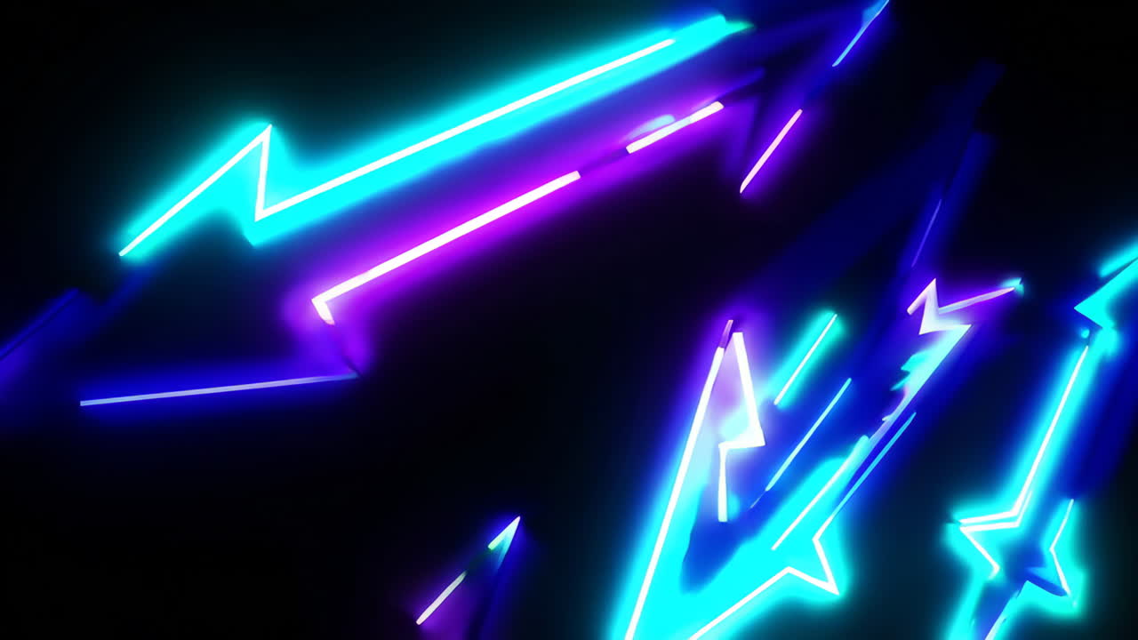 fondo de flechas de neón