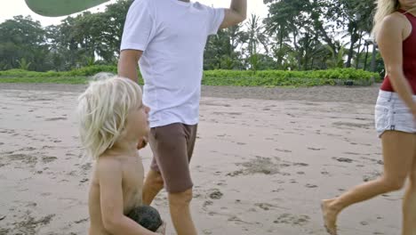 family on surf vacation