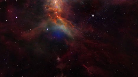 image of the nebula in deep space 4k