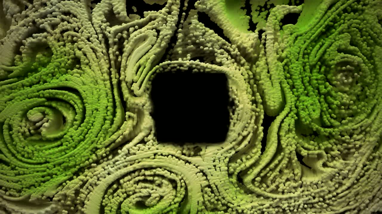 Playful square logo reveal.