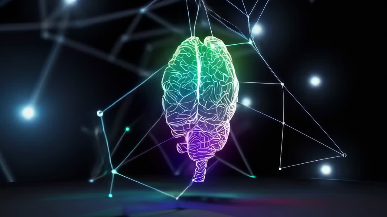 Futuristic Brain Visualization