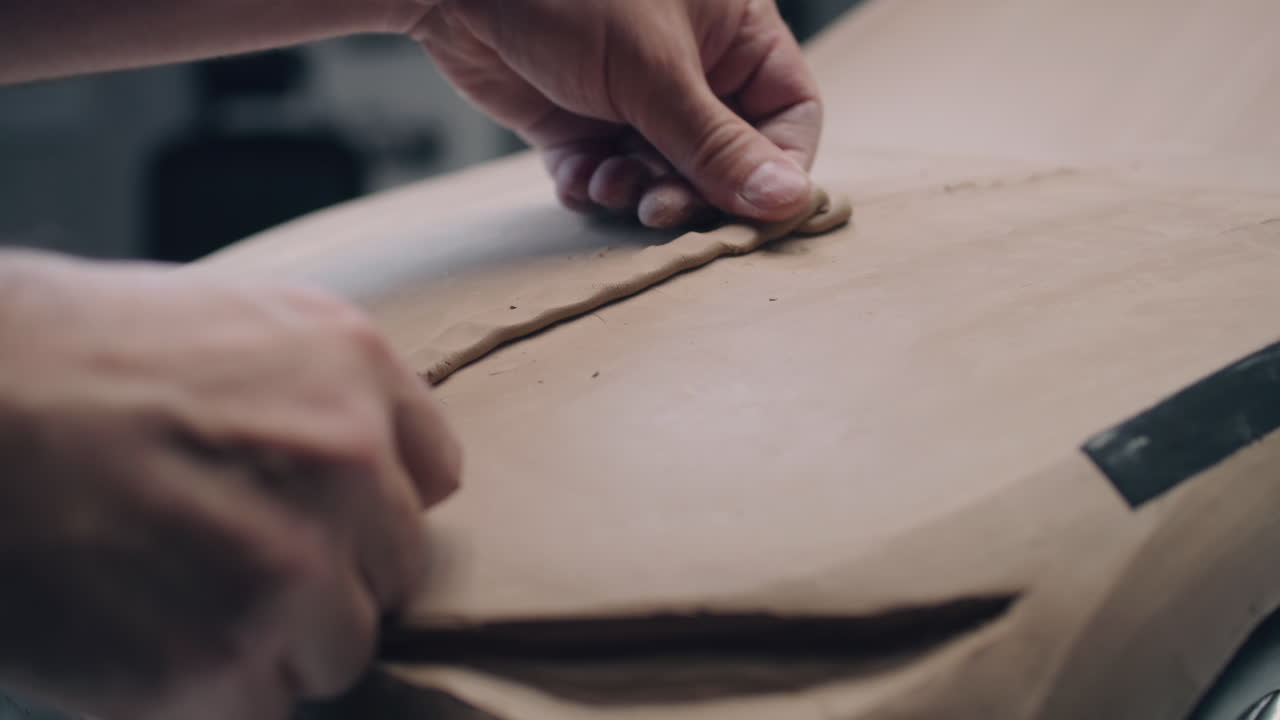 Sculpting a Car Body with Clay