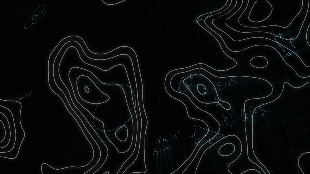 animación de ecuaciones matemáticas sobre formas