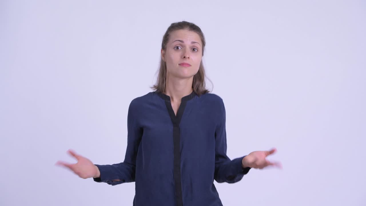 Giovane bella donna d'affari