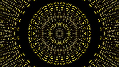 Believe-in-yourself-motivational-kaleidoscope-yellow-text-animation