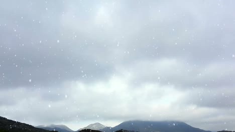 winter scenery in countryside