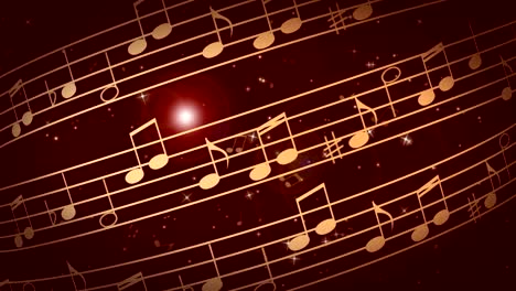 abstract music background with notes