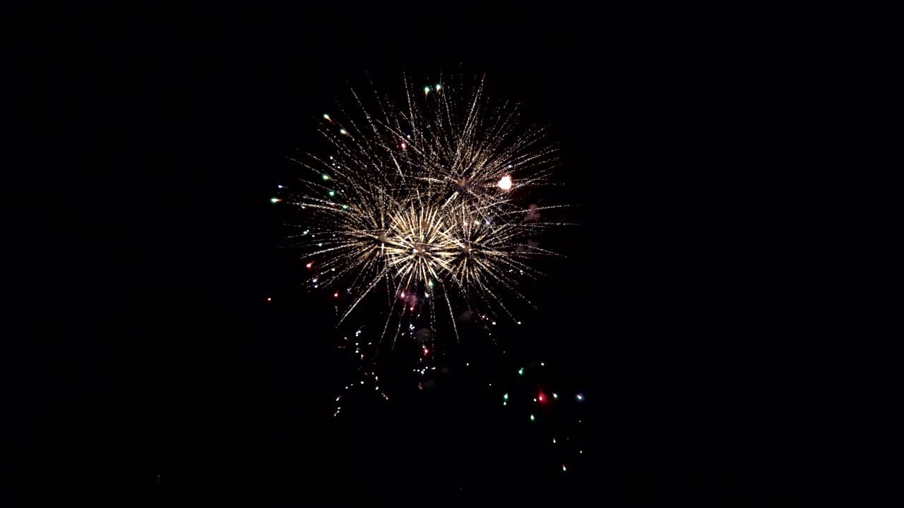 Fourth of July fireworks in Boulder, Colorado