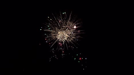 fourth of july fireworks in boulder, colorado