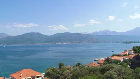 boka bay in adriatic sea