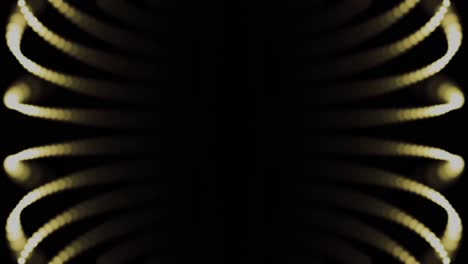 líneas doradas brillantes abstractas