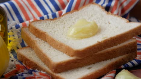 toast with butter