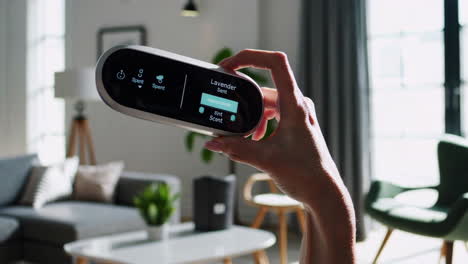 smart home air freshener control panel