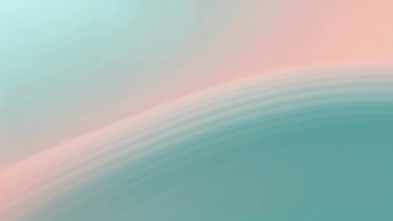 Shifting curved pastel gradient band moving across digital frame, triggered by playhead advancing