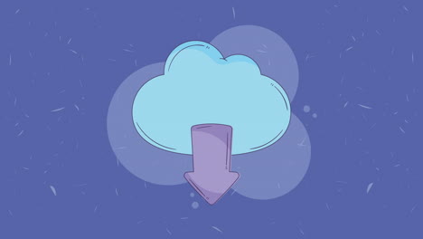 download icon with cloud