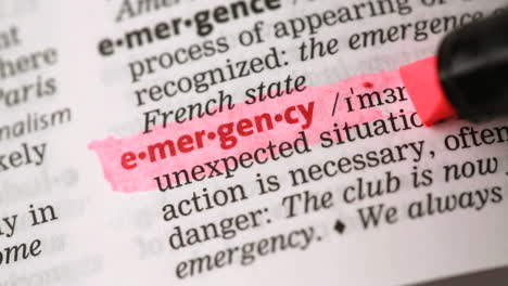 definition of emergency