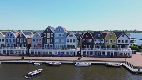 new buildings at loosdrecht near hilversum