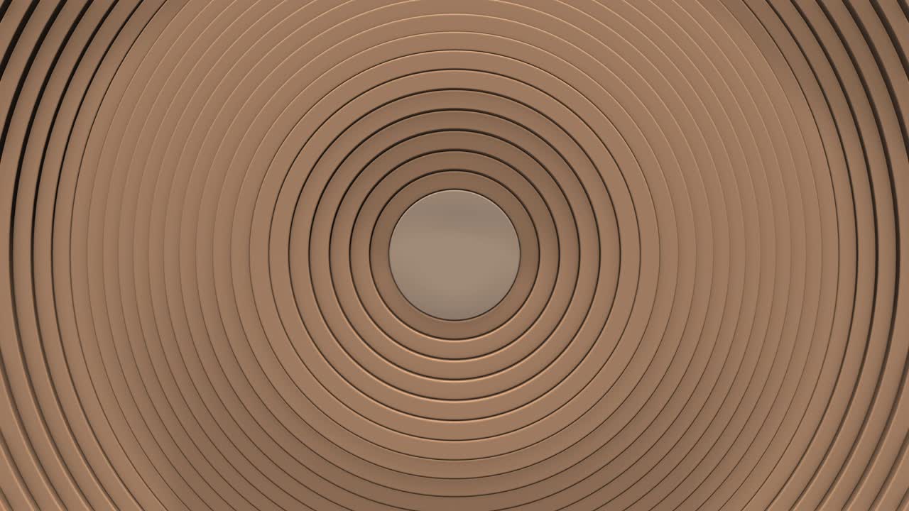 círculos de agua abstractos en bucle con efecto de metal gris.