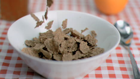 cereals poured in super slow motion