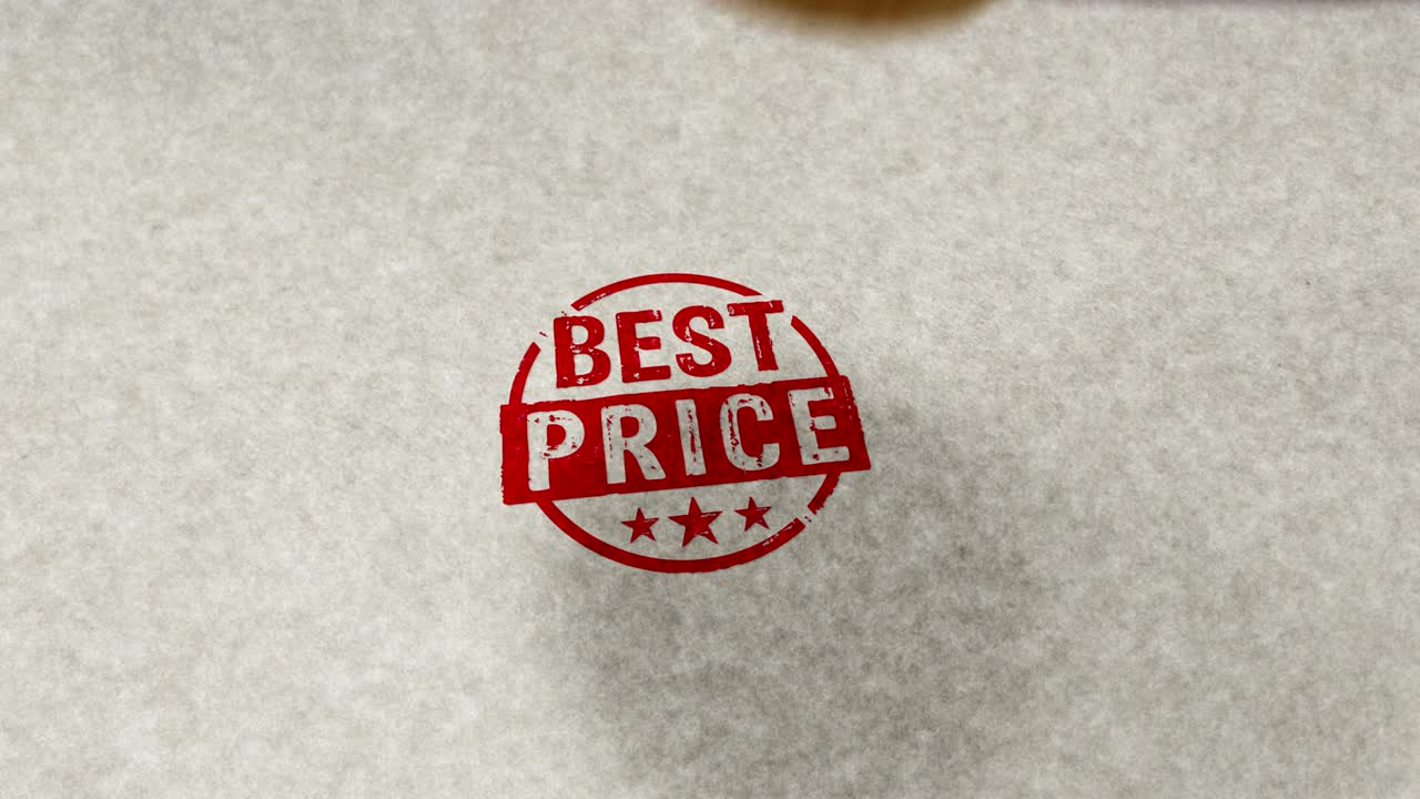 Best price stamp and stamping loop animation