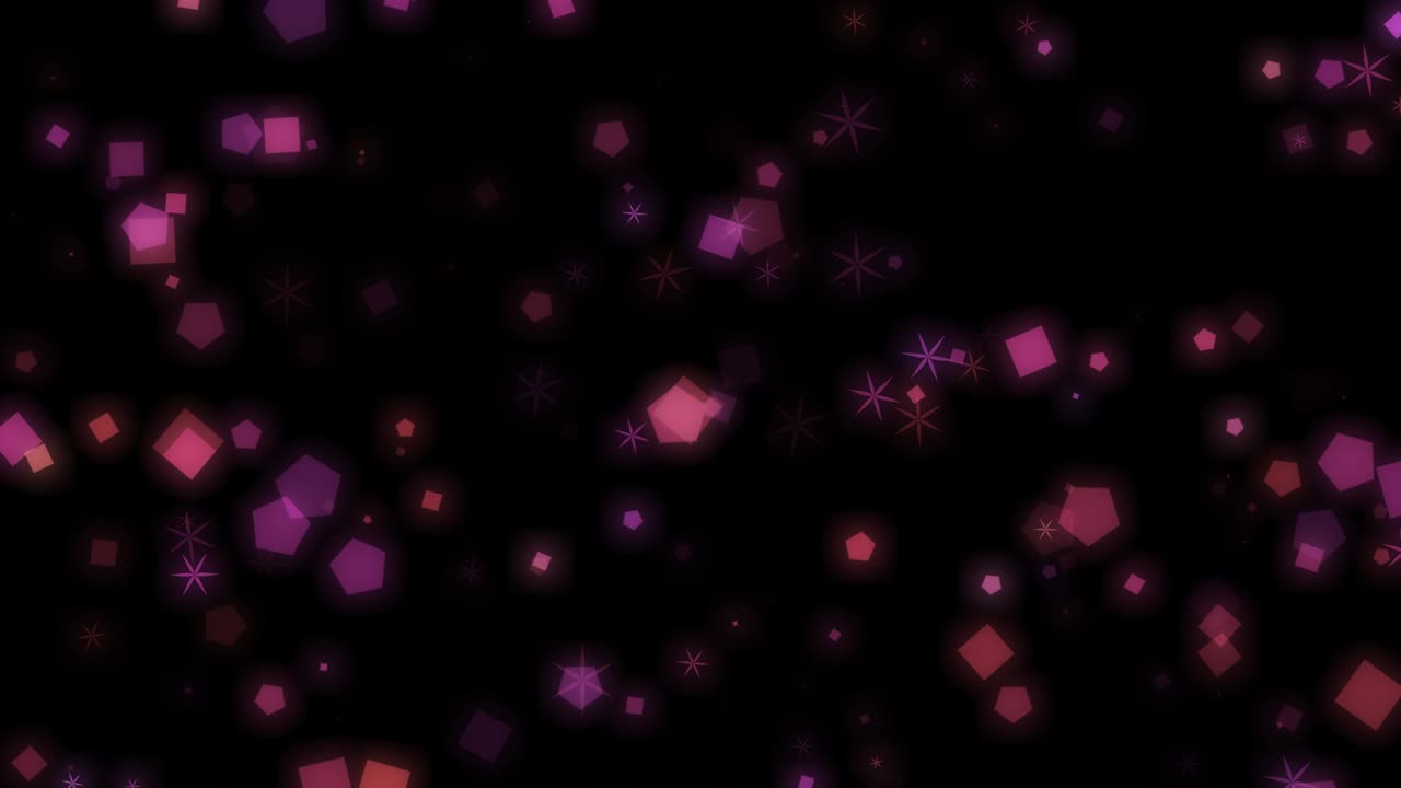 material de bucle de fondo gráfico de las hadas de las partículas brillantes