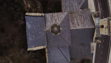 Aerial-view-of-a-mesmerizing-ancient-church-dome