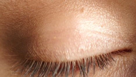 Makroblaues-Auge,-Iris-Und-Sehvermögen-Einer-Pupille