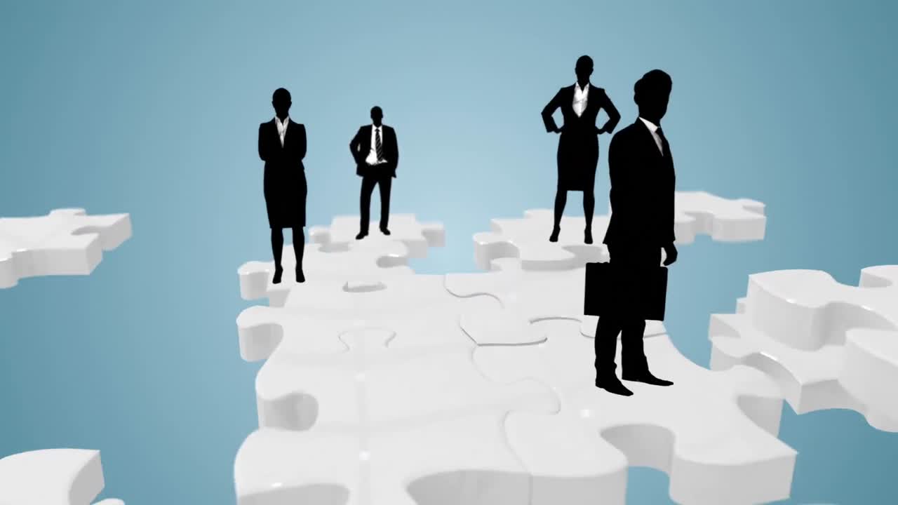 회의하는 사업 사람들의 그룹