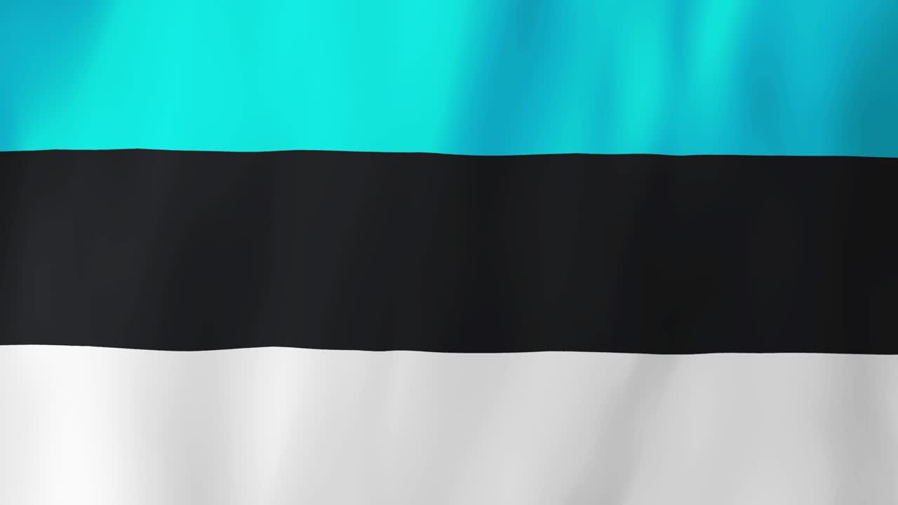 에스토니아의 발이 바람에 흔들리는 현실적인 4k 애니메이션