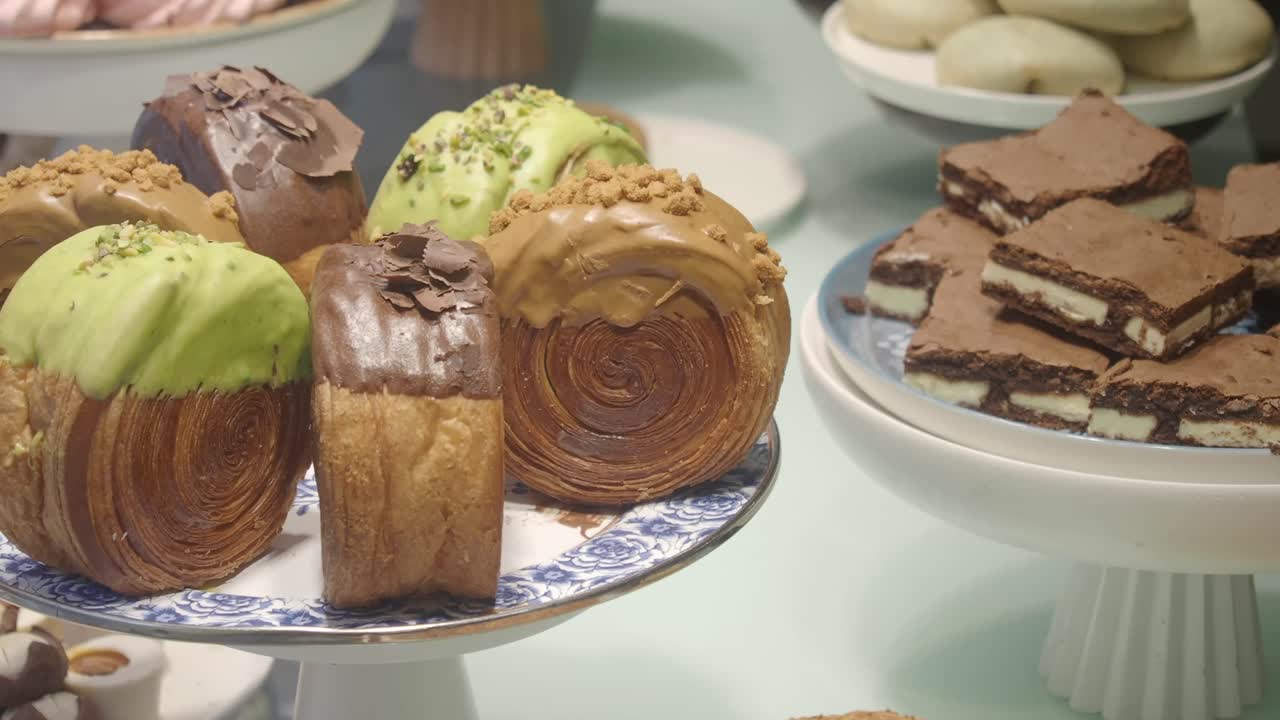 Assorted Chocolate Covered Pastries and Desserts